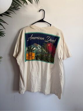 Cream Graphic Short Sleeve Tee